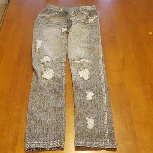 Jeggings in grey